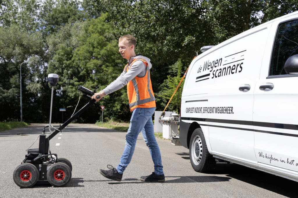 Arjan werkt via AutiTalent bij De Wegenscanners